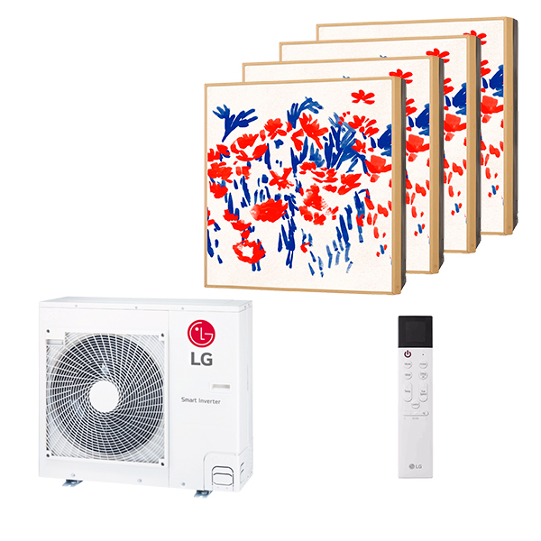 artcool-gallery-new-4-rooms.jpg Мульти сплит-система на 4 комнаты LG A09GA1.NSER x 4 / MU4R27.U42 — изображение 1