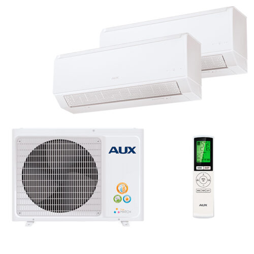 Мульти сплит-система на 2 комнаты AUX AMWM-H09/4R2(BA) x 2 / AM2-H18/4DR2