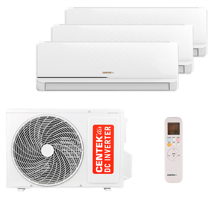 centek-multi-dc-inv-3-rooms.jpg Мульти сплит-система на 3 комнаты Centek CT-66AMWM-H07/4R3B(FX) x 3 / CT-66AM3-H21/4DR3C — изображение 1