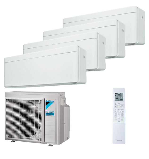 daikin_stylish_multi_4_rooms.jpg Мульти сплит-система на 4 комнаты Daikin FTXA20AW x 4 / 4MXM80A — изображение 1