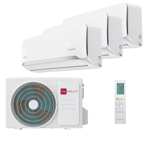 Мульти сплит-система на 3 комнаты Ferrum iFIS09F3C x 3 / iFOS24FM1A