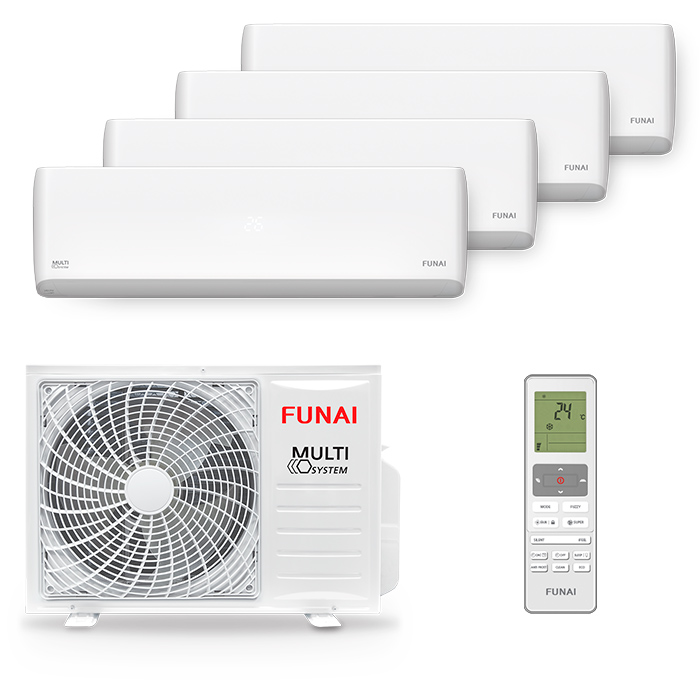 funai-multi-origami-4-rooms_nfdu-n6.jpg Мульти сплит-система на 4 комнаты Funai RAMI-SM25HP.D04/S x 4 / RAMI-4OR80HP.D05/U LP — изображение 1