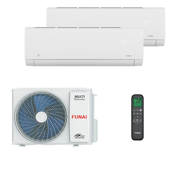 funai-shogun-2-multi_k3lp-re_wr26-0v.jpg Мульти сплит-система на 2 комнаты Funai RAM-I-SG25HP.W03/S + RAM-I-SG35HP.W03/S / RAM-I-2OK55HP.01/U — изображение 1