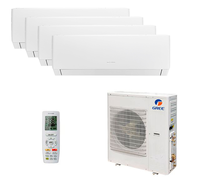 gree-multi-lomo-r32-4-rooms-36.jpg Мульти сплит-система на 4 комнаты Gree GWH09AGAXA-K6DNA4C/I x 4 / GWHD(36)NK6LO(LC)(LH) — изображение 1