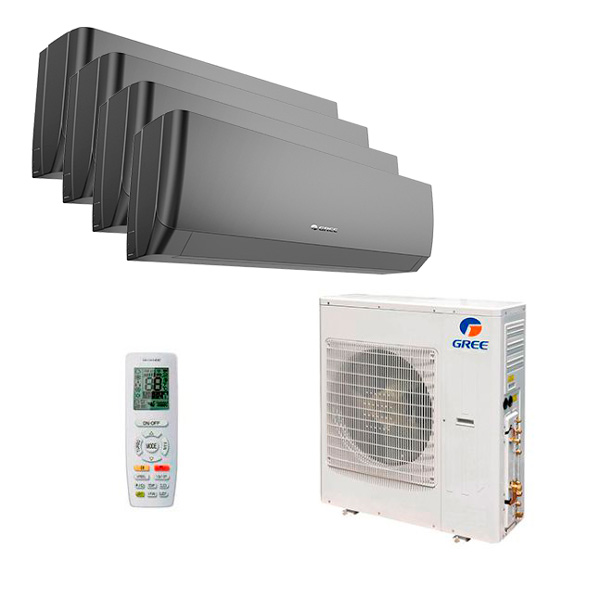 gree-multi-pular-black-r32-4-rooms-36.jpg Мульти сплит-система на 4 комнаты Gree GWH09AGCXB-K6DNA4F/I x 4 / GWHD(36)NK6LO(LCLH) — изображение 1