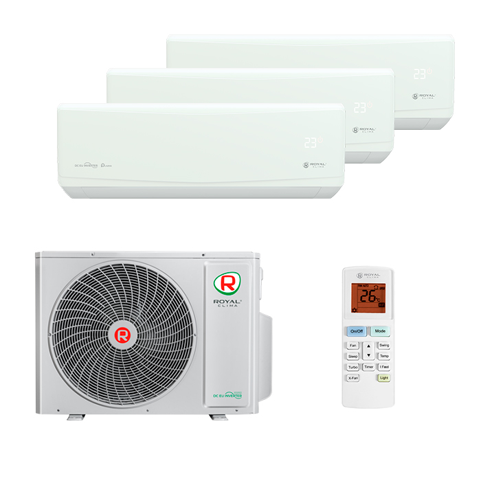 grida-multi-3-rooms_04m0-pp.jpg Мульти сплит-система на 3 комнаты Royal Clima RCI-GR22HN/IN x 2 + RCI-GR28HN/IN / 3RGR-24HN/OUT — изображение 1