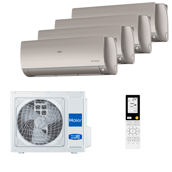 haier-flexis-gold-4-rooms-upgrade23.jpg Мульти сплит-система на 4 комнаты Haier AS25S2SF2FA-G x 4 / 4U85S2SR5FA — изображение 1