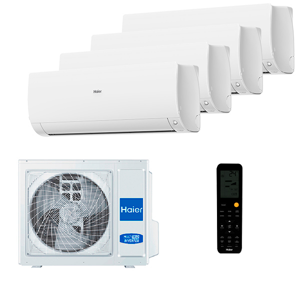 haier-flexis-white-4-rooms-upgrade25_a7u6-bj.jpg Мульти сплит-система на 4 комнаты Haier AS25S2SF3FA-W x 4 / 4U85S2SR5FA Flexis Super Match — изображение 1