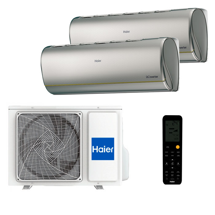haier-jade-silver-multi-2-room.jpg Мульти сплит-система на 2 комнаты Haier AS25S2SJ3FA-S x 2 / 2U40S2SM1FA — изображение 1