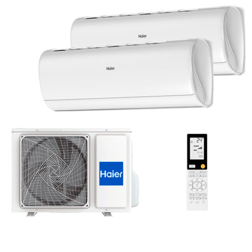 Мульти сплит-система на 2 комнаты Haier AS25S2SJ2FA-W x 2 / 2U50S2SM1FA-3