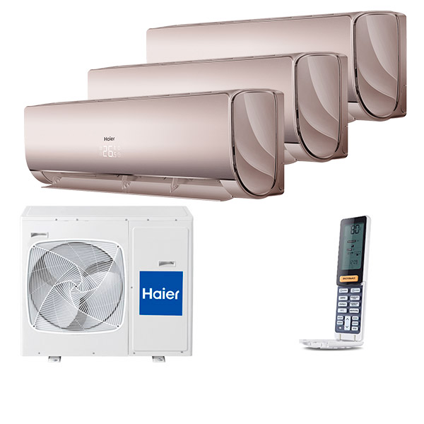 haier-lightera-multi-3-rooms-gold-2022.jpg Мульти сплит-система на 3 комнаты Haier AS09NS6ERA-G / AS12NS6ERA-G / AS18NS6ERA-G / 4U30HS1ERA — изображение 1