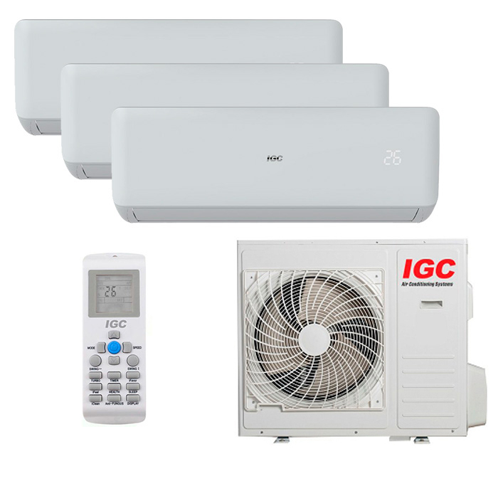 igc-multi-rak-xnh-3-rooms.jpg Мульти сплит-система на 3 комнаты IGC RAK-X07RH x 3 / RAM3-X21URH — изображение 1