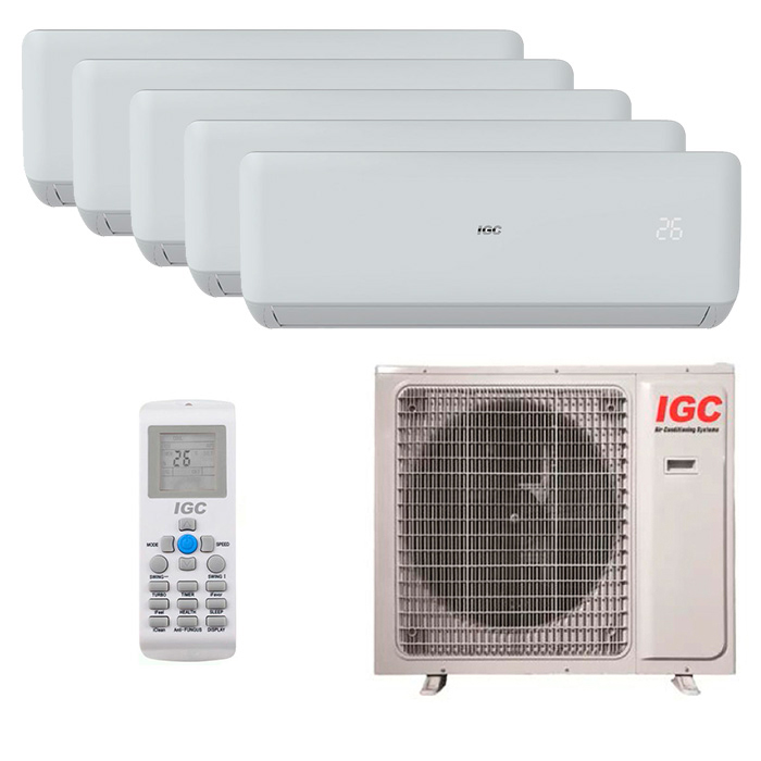 igc-multi-rak-xnh-5-rooms.jpg Мульти сплит-система на 5 комнат IGC RAK-X07RH x 5 / RAM5-X42URH — изображение 1