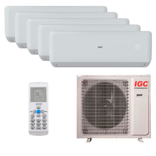 Мульти сплит-система на 5 комнат IGC RAK-X09RH x 5 / RAM5-X42URH