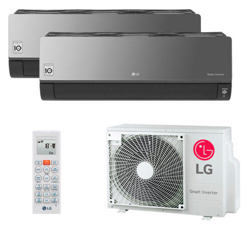 Мульти сплит-система на 2 комнаты LG AC09BK.NSJR x 2 / MU2R15.U13