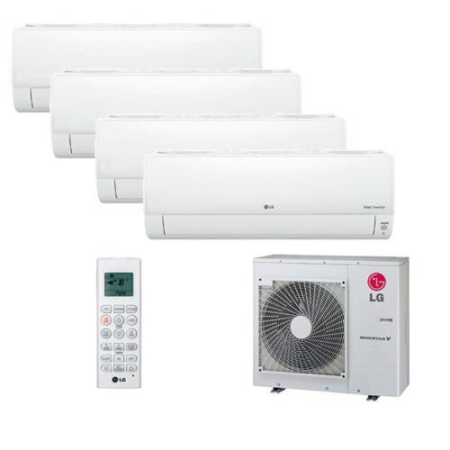 Мульти сплит-система на 4 комнаты LG DM07RP x 4 / MU4M25