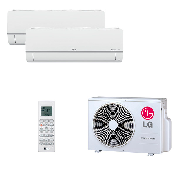 lg-standard-plus-2rooms.jpg Мульти сплит-система на 2 комнаты LG PM05SP x 2 / MU2M15 — изображение 1