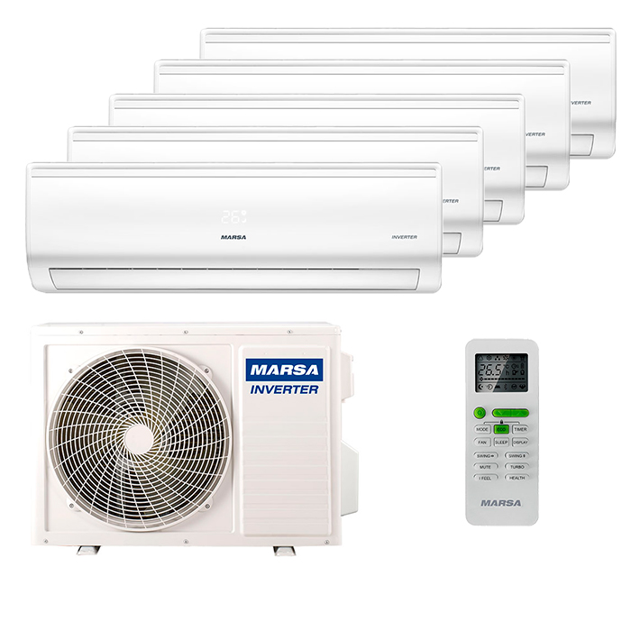 marsa-multi-5-rooms.jpg Мульти сплит-система на 5 комнат Marsa MRK-T07PA x 5 / MRK-5M42HTPE-W — изображение 1