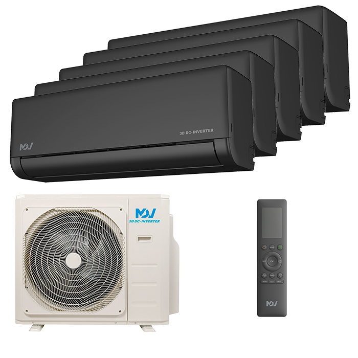 mdv-integra-pro-black-multi-5-rooms.jpg Мульти сплит-система на 5 комнат MDV MDSBI-09HRFN8 x 5 / MD5O-42HFN8 — изображение 1