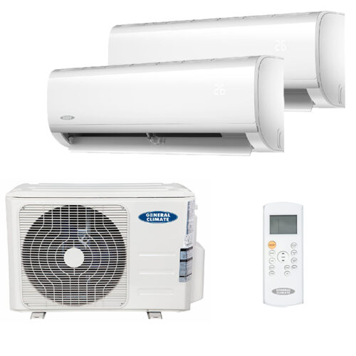 Мульти сплит-система на 2 комнаты General Climate GC-MER07HRN1 x 2 / GU-M2EA14H32
