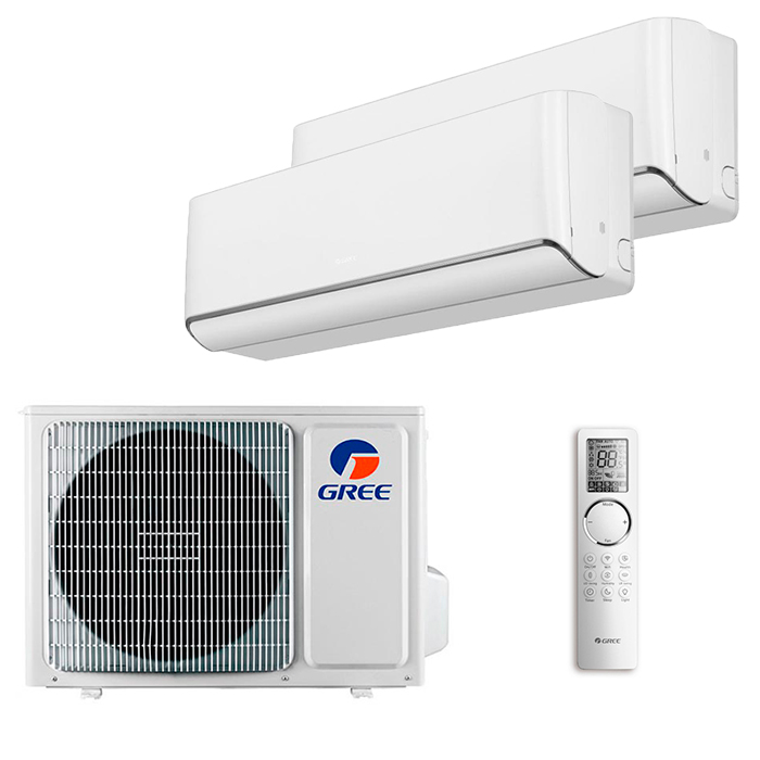 multi-2-rooms-gree-airy-white_th0f-he.jpg Мульти сплит-система на 2 комнаты Gree GWH09AVCXB-K6DNA1B/I (white) x 2 / GWHD(18)NK6OO (LCLH) — изображение 1