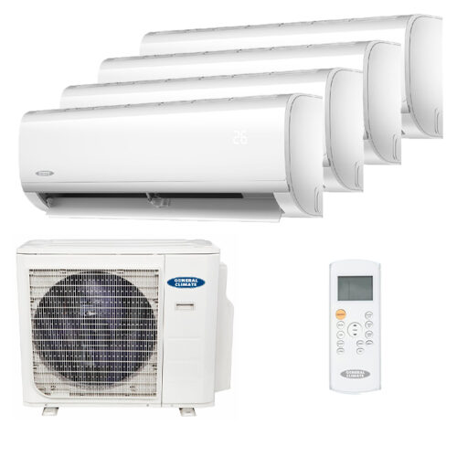 Мульти сплит-система на 4 комнаты General Climate GC-MER07HRN1 x 4 / GU-M4EA28H32