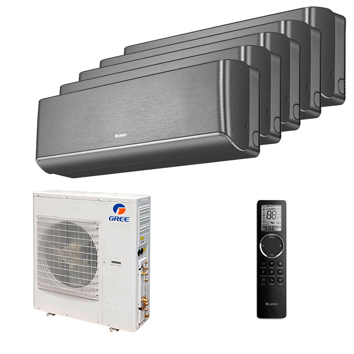 multi-5-rooms-gree-airy-black-42-out.jpg Мульти сплит-система на 5 комнат Gree GWH09AVCXB-K6DNA1B/I (black) x 5 / GWHD(42)NK6LO(LCLH) — изображение 1
