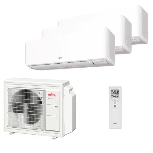 Мульти сплит-система на 3 комнаты Fujitsu ASYG07KMCC x 3 / AOYG18KBTA3