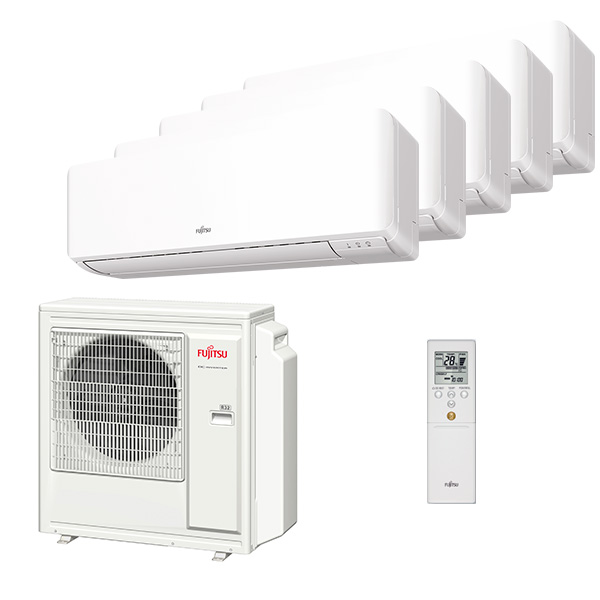 multi-fujitsu-genios-5rooms.jpg Мульти сплит-система на 5 комнат Fujitsu ASYG07KMCC x 5 / AOYG36KBTA5 — изображение 1