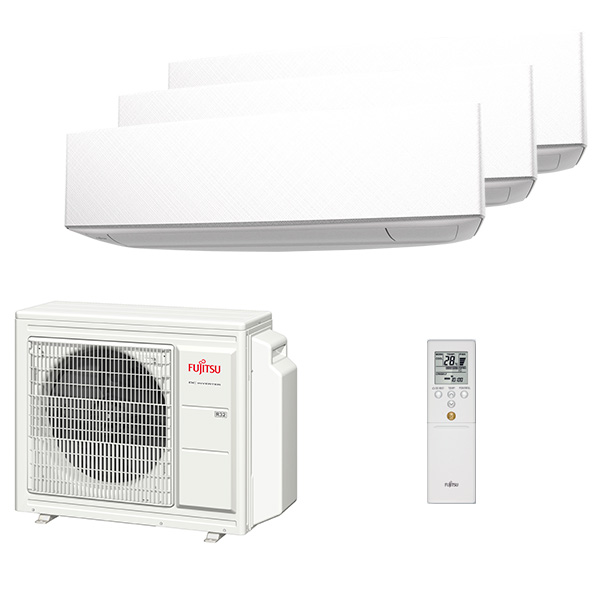 multi-fujitsu-interios-w-3rooms.jpg Мульти сплит-система на 3 комнаты Fujitsu ASYG07KETA + ASYG09KETA x 2 / AOYG24KBTA3 — изображение 1