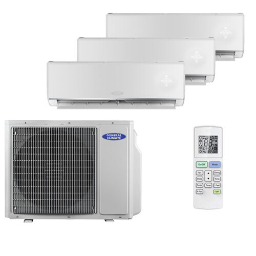Мульти сплит-система на 3 комнаты General Climate GC-ME07HR32 x 3 / GU-M3E21H32