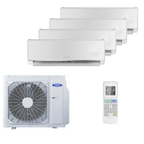 Мульти сплит-система на 4 комнаты General Climate GC-ME07HR32 x 4 / GU-M4E28H32