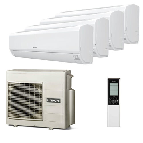 Мульти сплит-система на 4 комнаты Hitachi RAK-15QPE x 4 / RAM-70NP4E
