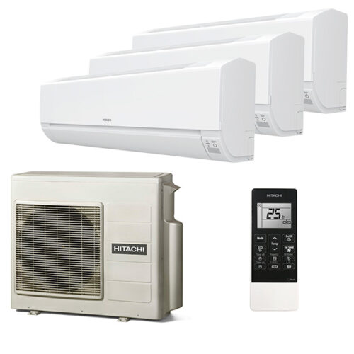 Мульти сплит-система на 3 комнаты Hitachi RAK-18REF x 2 + RAK-25REF / RAM-53NE3F
