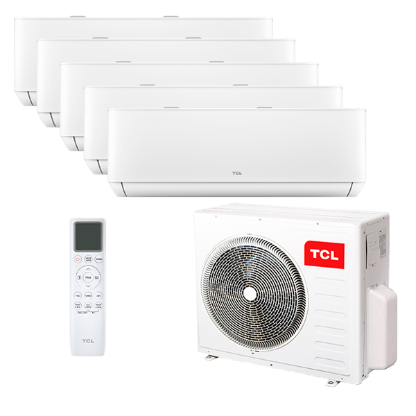 multi-tcl-t-pro-5-rooms.jpg Мульти сплит-система на 5 комнат TCL TACM-10HRID/TP x 5 / TACM5O-42HID — изображение 1