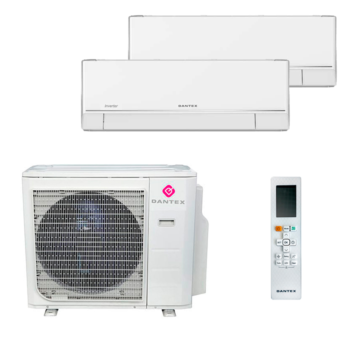multi_rk_m_pdmi-2-rooms.jpg Мульти сплит-система на 2 комнаты Dantex RK-M09PDMI x 2 / RK-2M18HM3E-W — изображение 1