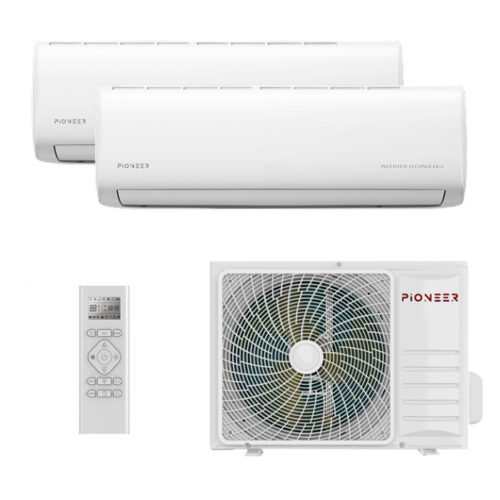 Мульти сплит-система на 2 комнаты Pioneer KFRI25FW + KFRI35FW / 2MSHD18F