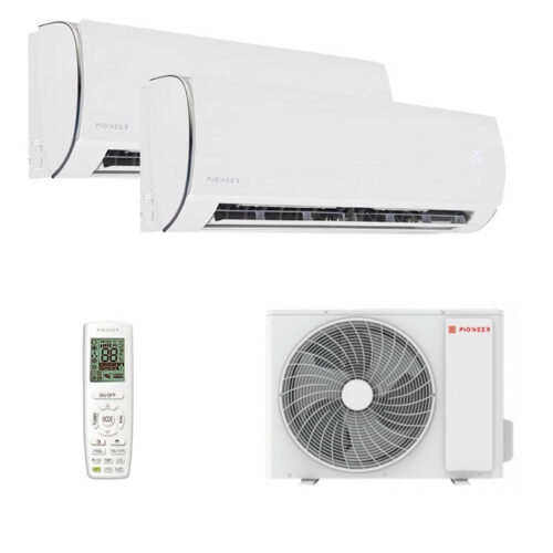 Мульти сплит-система на 2 комнаты Pioneer KFRI20LW x 2 / 2MSHD14B
