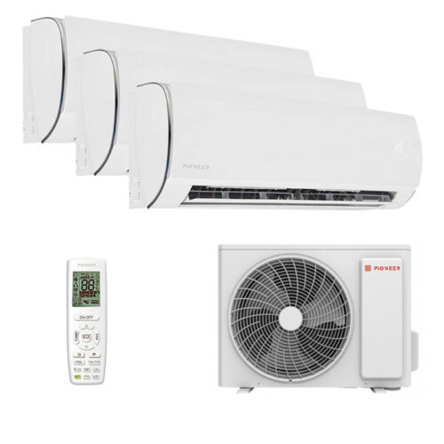 Мульти сплит-система на 3 комнаты Pioneer KFRI25LW x 3 / 3MSHD24B