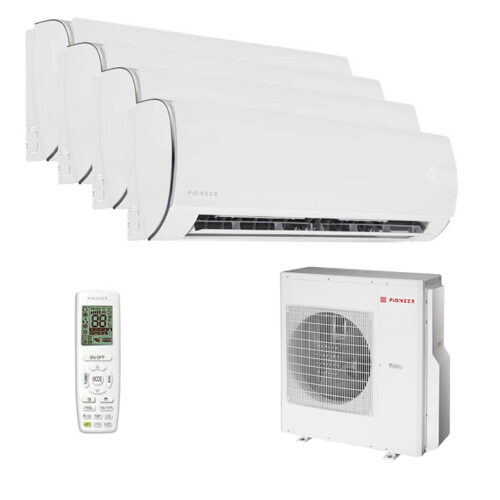 Мульти сплит-система на 4 комнаты Pioneer KFRI25LW x 4 / 4MSHD36B