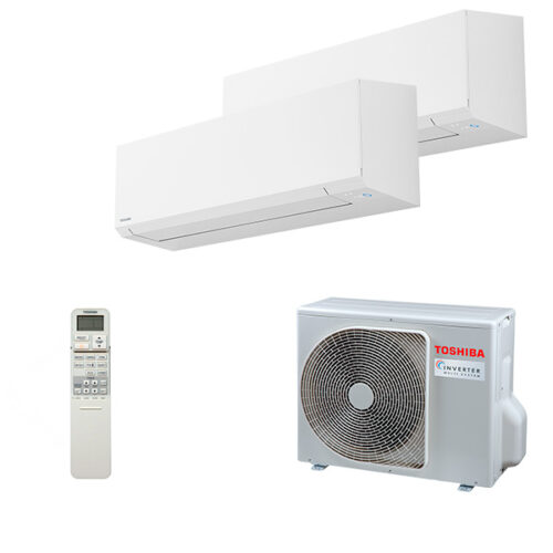 Мульти сплит-система на 2 комнаты Toshiba RAS-B07J2KVSG-E x 2 / RAS-2M14U2AVG-E